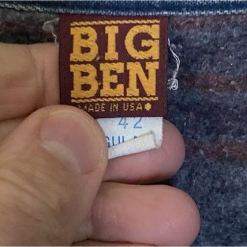 Vintage Big Ben denim chore jacket Sz42 - Picture 2 of 4